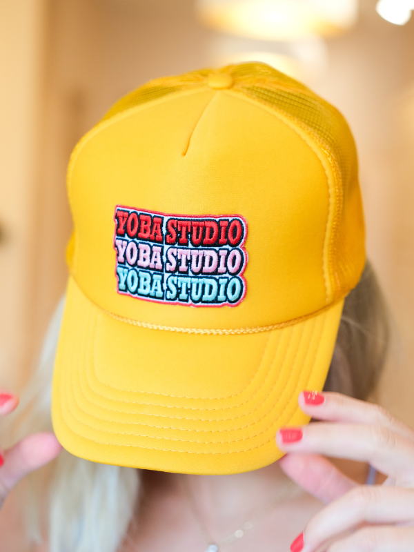 YoBa Studio Trucker Hat - Yellow